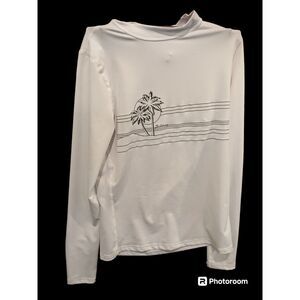 Billabong‎ Submersibles UVA/UVB Protection Surf Youth SMALL Long Sleeve White
